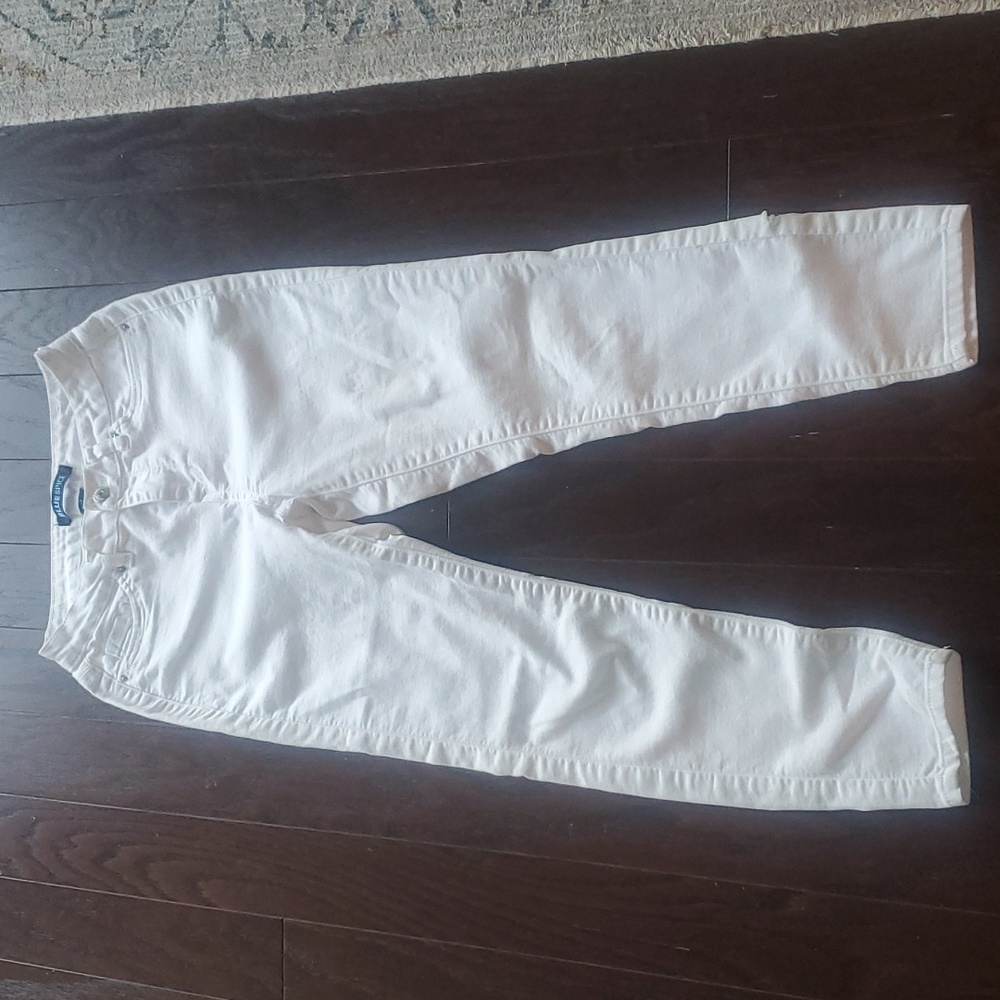 White skinny leg Jean